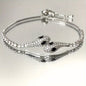 Individual Zirconia Snake Flower, Light Luxury Premium Feel Serpent Bangle, Women'S Fashion Temperament Niche Design Hand Jewelry