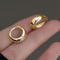 Women's 18K Gold Mini Hoop Earring Stacking Set - Tarnish Free, Anti-Fading, Comfortable, Versatile, Elegant, High-Quality Costume Jewelry with Evil Eye Protection, Bling Effect, Fake Piercing Style, for Daily Wear & Parties, Exquisite Gift