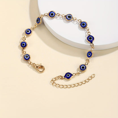 Multi-Color Eye Element Adjustable Bracelet, Balancing Fashion And Individuality. Flexible Adjustable Design, Suitable for Various Wrists, Injecting Unique Style Into Your Look, Easily Handling Different Occasions