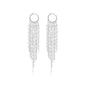 Tewiky 14K Gold Plated Long Tassel Earrings for Women,Chain Tassel Threader Earrings Trend Dangling,Trendy Hypoallergenic Bride Party Prom Jewelry and Women Gifts For Mother's Day gifts