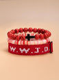 Wwjd Beaded Bracelet With Cross Charm, Exquisite Religious Jewelry Gift For Birthday, Cross Bracelets