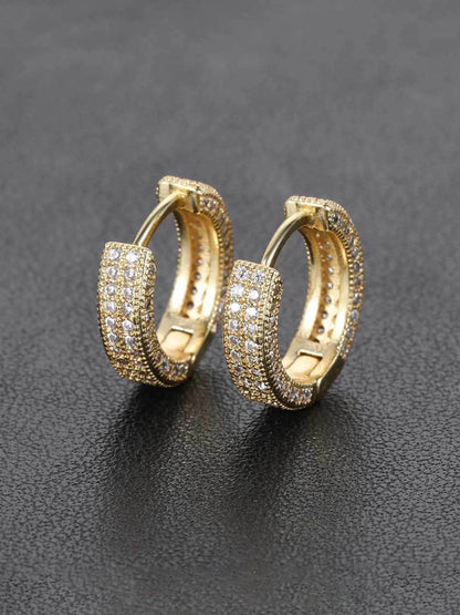 Fashionable Hoop Earrings, Dainty Lightweight Hoops, Fashion Jewelry for Party, Daily Clothing Decor, Trendy All-match & Exquisite Jewelry for Birthday Gift, Fashion Accessories