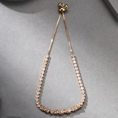 Elegant Fashion Rhinestone-Encrusted Bracelet for Women, Holiday Birthday Date Party Vacation Shopping Daily Commute Accessory