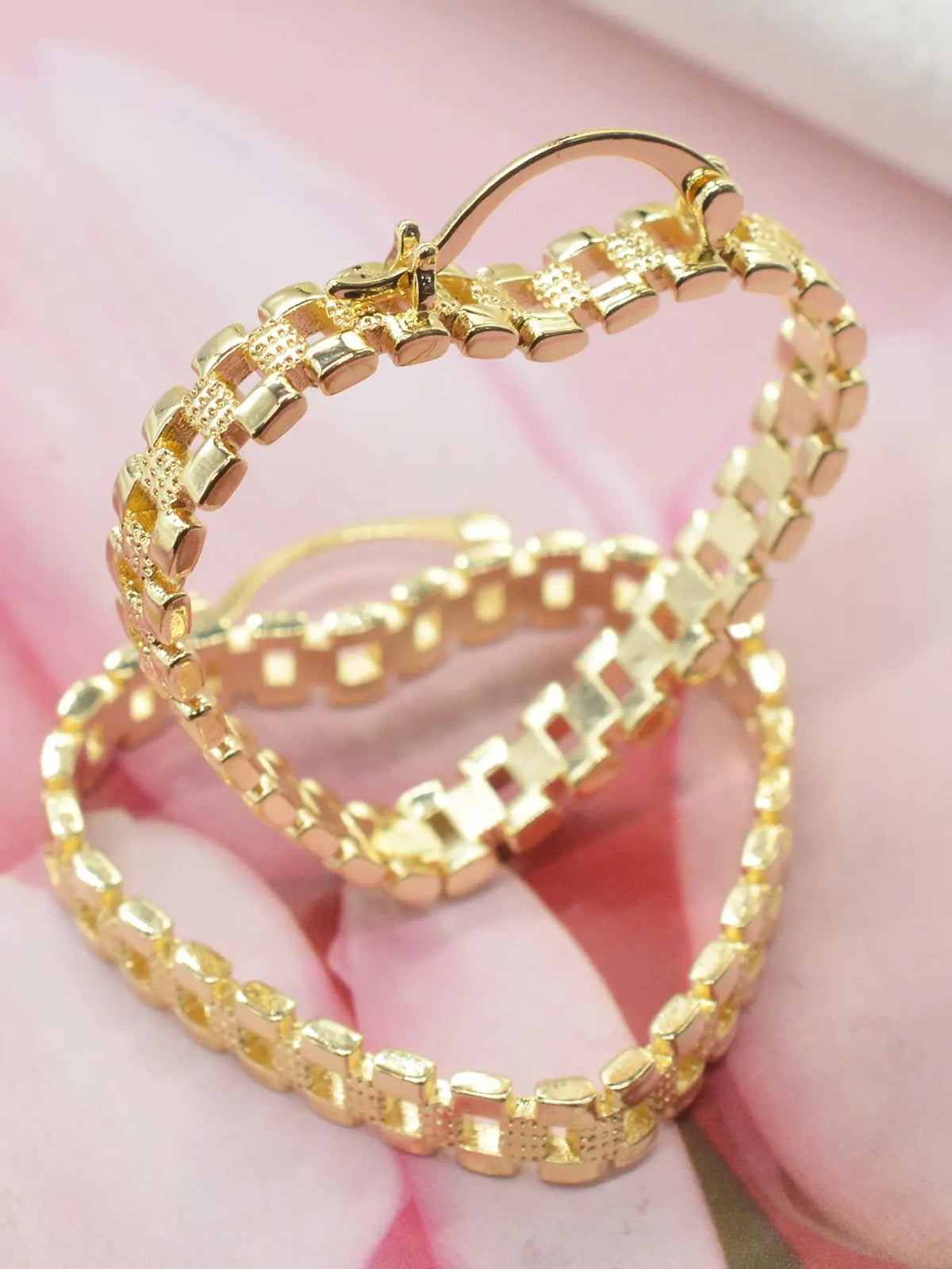 Heart Shaped Earrings for Women, Dainty Fashion Jewelry, Simple Elegant Daily Wear Earrings, Perfect Gift for Valentine's Day & Mother's Day, Elegant Minimalist Earrings, Fashionable Jewelry Accessories, Link Earrings