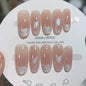 Handmade Press On Nails, Reusable Removable False Nail Art for Women