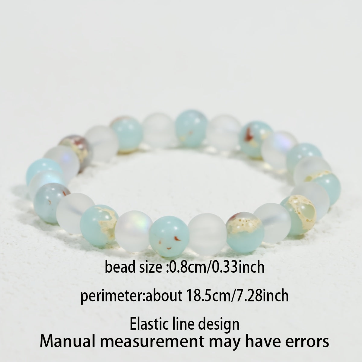 3 Styles Optional, Semitic Style Handmade Colored Suzhou Stone Lucky Bracelet, Attracting Career, Love And Wealth Jewelry, Suitable for Women'S Daily Wear, Party And Beach Party, Stackable, Unisex Jewelry