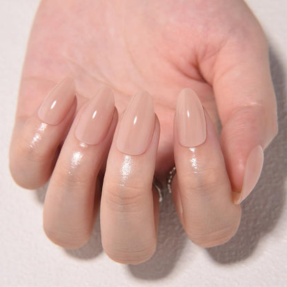 Spring Fake Acrylic Press On Nails – Starry Sky Designer False Nails Medium Almond, Salon Quality, Glossy Reusable Stick-On Nails for Weddings, Outdoor Picnics & Parties | Gift for Women