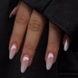 CTTHNBD Press on Nails Almond, Medium, French Tip Fake Nails