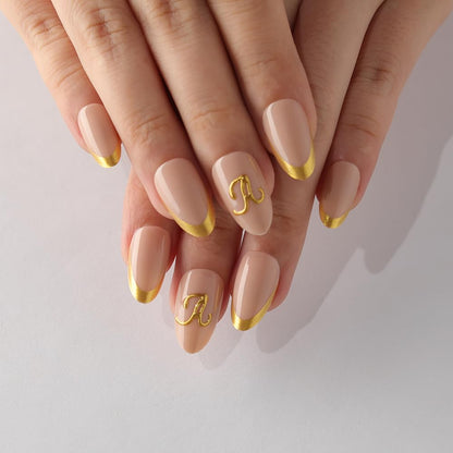Spring Fake Acrylic Press On Nails – Starry Sky Designer False Nails Medium Almond, Salon Quality, Glossy Reusable Stick-On Nails for Weddings, Outdoor Picnics & Parties | Gift for Women