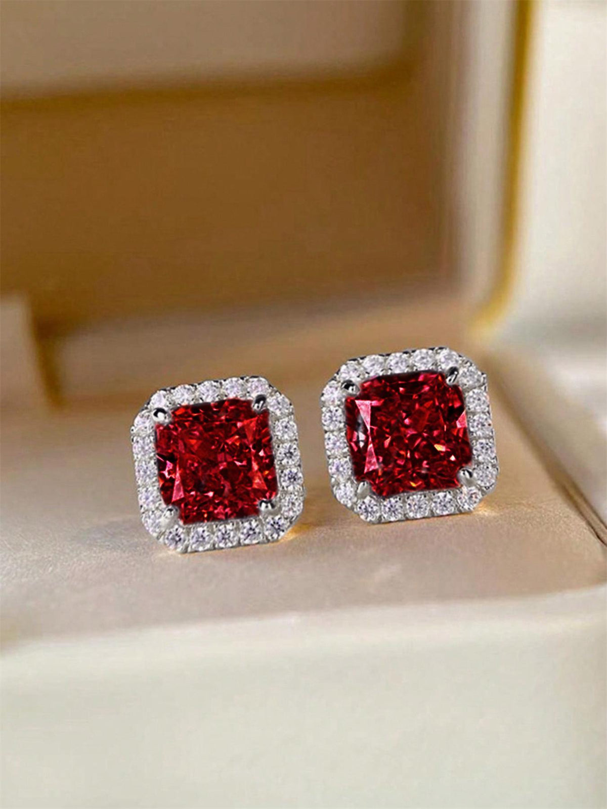 Fashion Elegant Rhinestone Decorated Stud Earrings, Casual Jewelry for Women, Trendy Accessories for Party and Daily Life, Studs Earrings