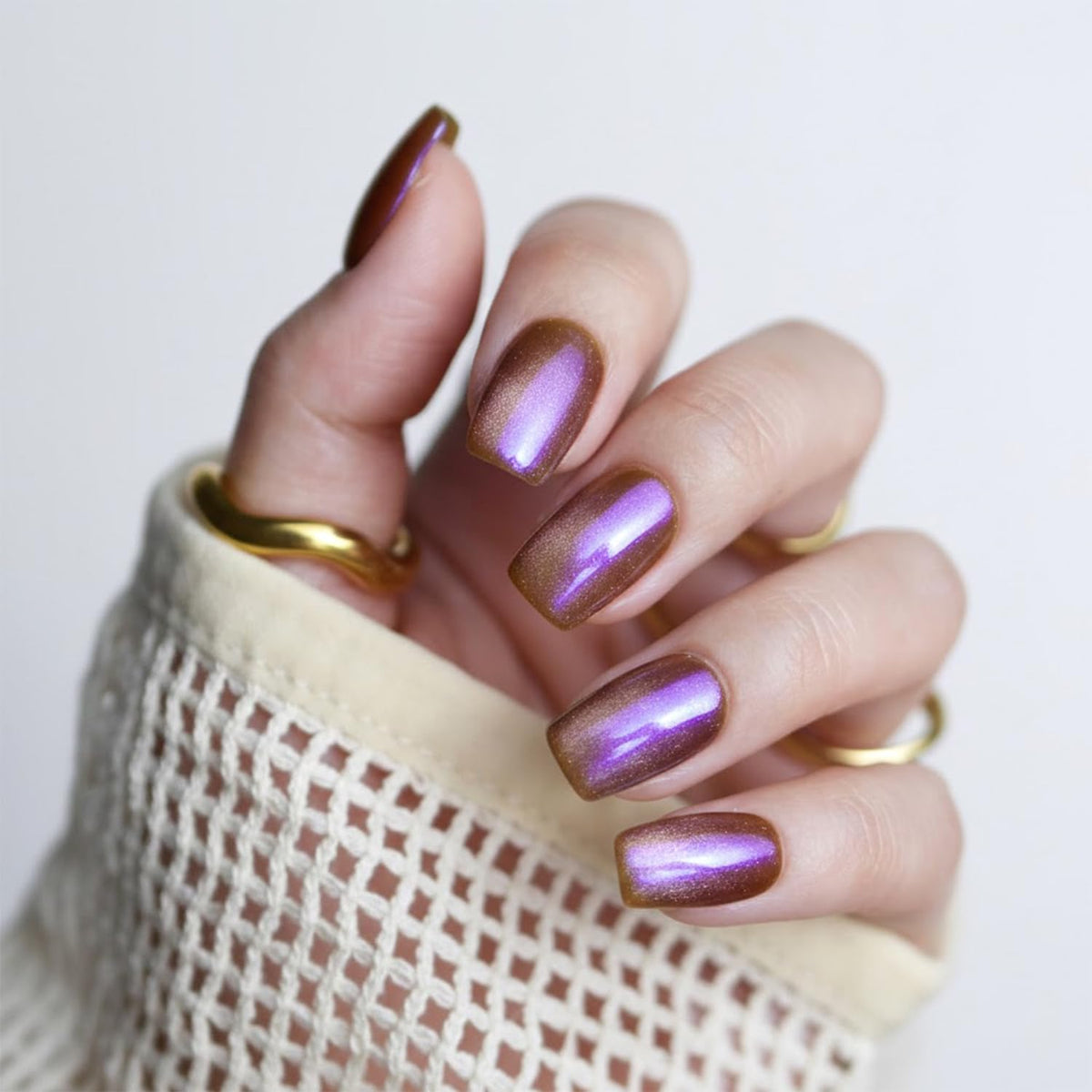 Press on Nails French Tip Fake Nails with Leopard Print 3D Flower Designs Gold Bead Star Medium Square Full Cover Stick on False Nail for Women 24 Pcs