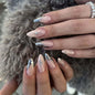 Press on Nails - Short Almond, Cute Polka Dot