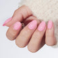 modelones French Tip Press On Nails, Short Oval Fake Nails Nails Press Ons