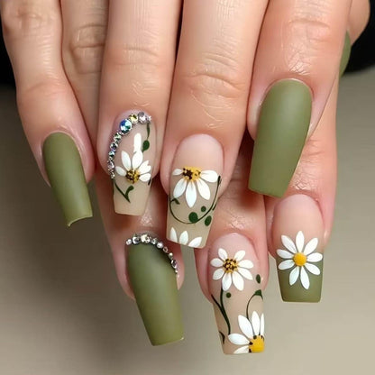 Almond Press On Nails Gold 3d Gold Glitter Ombre Design Date Night Nails For Women