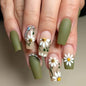 Almond Press On Nails Gold 3d Gold Glitter Ombre Design Date Night Nails For Women
