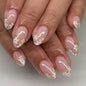 Press on Nails - Short Almond, Cute Polka Dot