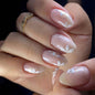 Press on Nails - Short Almond, Cute Polka Dot