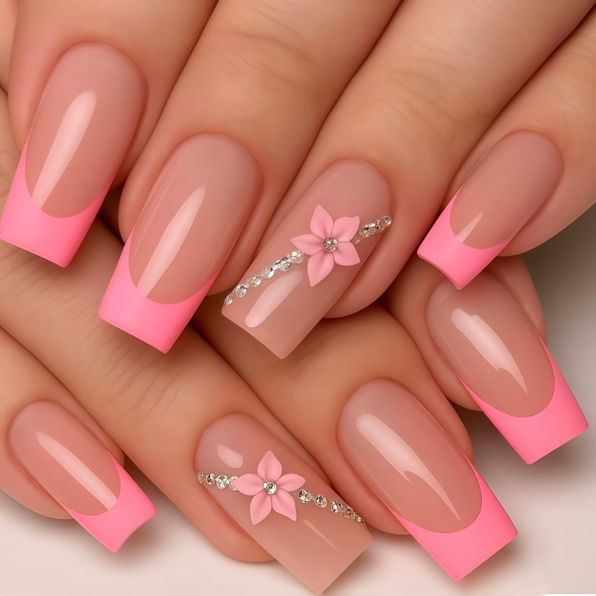 Almond Press On Nails Gold 3d Gold Glitter Ombre Design Date Night Nails For Women