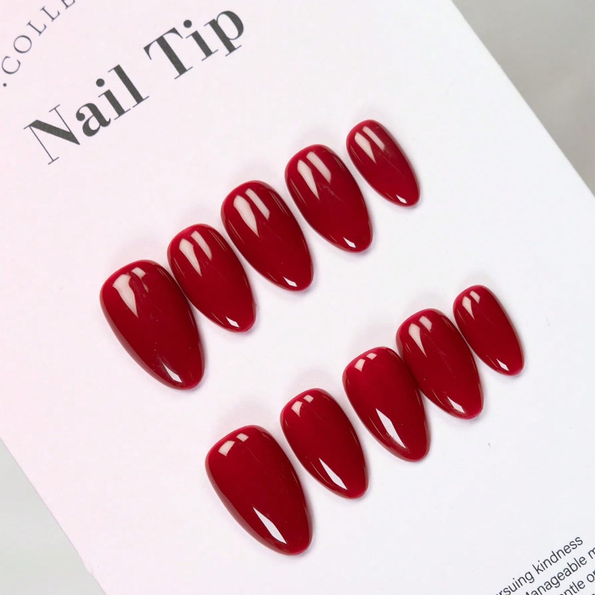 Handmade Press on Nails Short Almond Nude Polka Dot Glossy Reusable Fake Nails, Minimalist Beige Acrylic Press on Nails with White Dot Design for Women Girls 10 PCS(M)