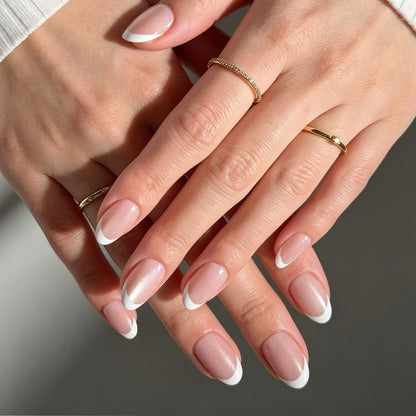 Press on Nails - Short Almond, Cute Polka Dot