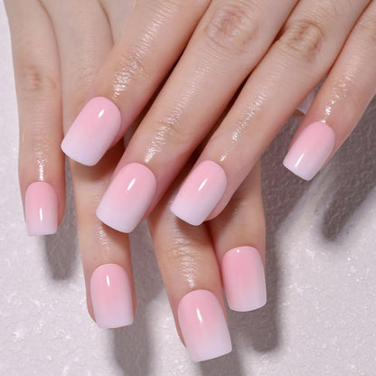 Spring Fake Acrylic Press On Nails – Starry Sky Designer False Nails Medium Almond, Salon Quality, Glossy Reusable Stick-On Nails for Weddings, Outdoor Picnics & Parties | Gift for Women