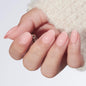 modelones French Tip Press On Nails, Short Oval Fake Nails Nails Press Ons