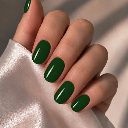 modelones French Tip Press On Nails, Short Oval Fake Nails Nails Press Ons