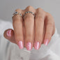 BTArtbox Halloween Press On Nails, French Tip Almond Nails, 32 Pcs Full Kit