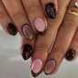 Press on Nails - Short Almond, Cute Polka Dot