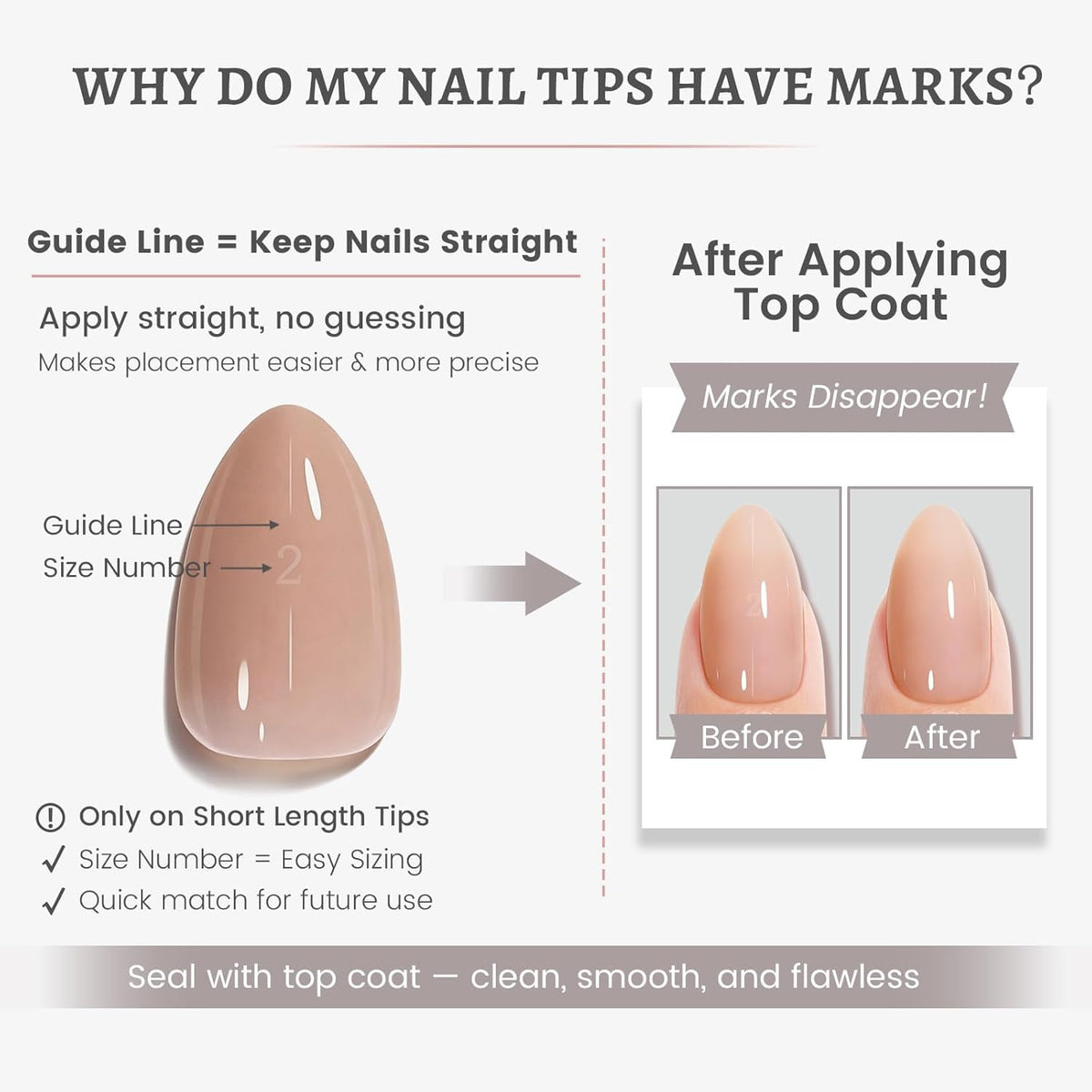 AILLSA Press on Nails Medium Almond Nude Pink Nail Tips 5 Colors 140 PCS