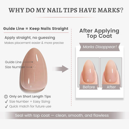 AILLSA Press on Nails Medium Almond Nude Pink Nail Tips 5 Colors 140 PCS