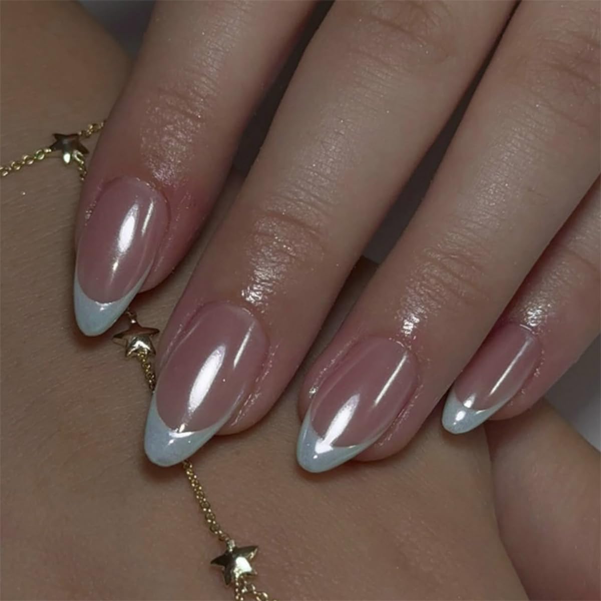 Press on Nails - Short Almond, Cute Polka Dot