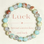 3 Styles Optional, Semitic Style Handmade Colored Suzhou Stone Lucky Bracelet, Attracting Career, Love And Wealth Jewelry, Suitable for Women'S Daily Wear, Party And Beach Party, Stackable, Unisex Jewelry