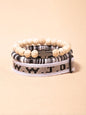 Wwjd Beaded Bracelet With Cross Charm, Exquisite Religious Jewelry Gift For Birthday, Cross Bracelets