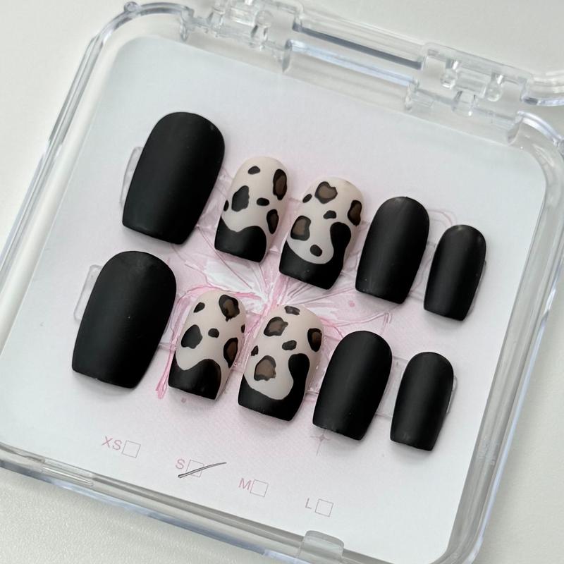 10Pcs Handmade Press On Nails Reusable Medium Handmade Acrylic Press Nails New Summer Collection, Cute Elegant Luxury Cat Eye Design, Ocean Inspired, High Quality Soft Sophisticated Look for Women Nail Art