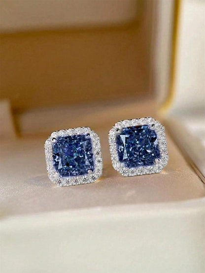 Fashion Elegant Rhinestone Decorated Stud Earrings, Casual Jewelry for Women, Trendy Accessories for Party and Daily Life, Studs Earrings