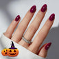 modelones French Tip Press On Nails, Short Oval Fake Nails Nails Press Ons