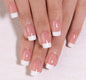 CurvLife Short Square Burgundy Press On Nails, Fall Dark red