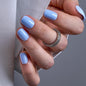 CurvLife Extra Short Oval Press On Nails, Nude Peach Pink, Soft Gel
