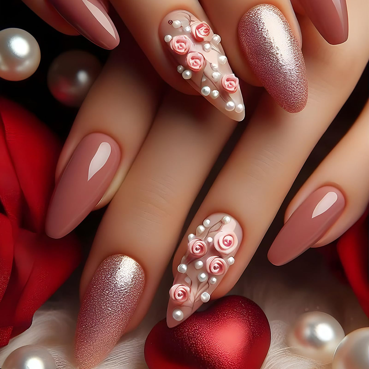 24Pcs Medium Almond Press on Nails French Tip Fake Nails with Brown Leopard Gold Line Design Glossy Reusable False Nail Artificial Acrylic Nails Press ons Holiday Stick on Nails for Women DIY Manicure