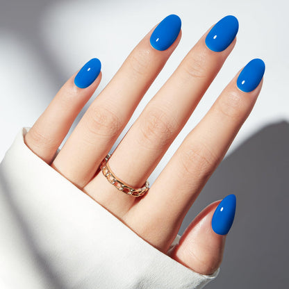 modelones French Tip Press On Nails, Short Oval Fake Nails Nails Press Ons