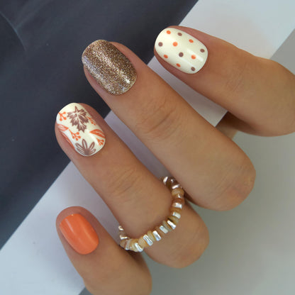 CurvLife Extra Short Oval Press On Nails, Nude Peach Pink, Soft Gel