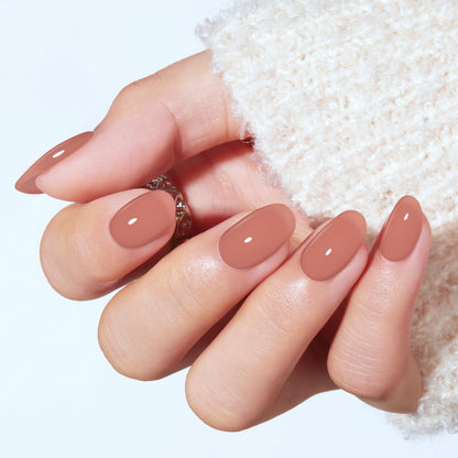 modelones French Tip Press On Nails, Short Oval Fake Nails Nails Press Ons