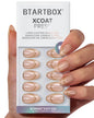 BTArtbox Halloween Press On Nails, French Tip Almond Nails, 32 Pcs Full Kit