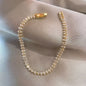 Charm Tennis Bracelet Luxury Roman Geometric Zirconia Stone Chain Bracelets for Women Trendy Goth Full Zirconia Marquise Trendy Wedding Jewelry Gift