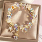 Women' Elegant Bohemian Minimalist Bracelet with Star Synthetic Zirconia Pendant - Sparkling Five-Pointed Suitable for Parties, Daily Wear,, Mother' Day, Valentine', Ramadan - Year-Round Accessory (No Plating Maintenance)