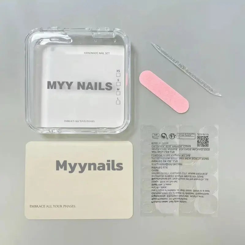 20sets handmade press-on nails selectable size and length random style--jojo