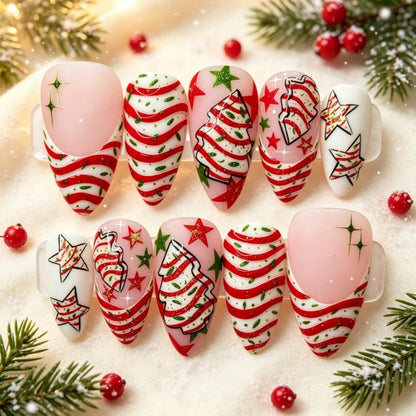 24Pcs Fall Press on Nails Short Square Fake Nails with Plaid Design Matte Khaki Artificial Nails Reusable Acrylic Nail Full Cover for Women and Girls Nail Decorations
