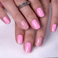CurvLife Extra Short Oval Press On Nails, Nude Peach Pink, Soft Gel