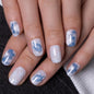 CurvLife Extra Short Oval Press On Nails, Nude Peach Pink, Soft Gel